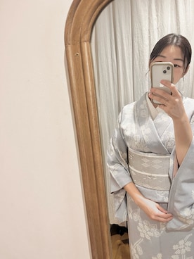 「着物」｜soratumiさん（レディース・170cm）の夏コーディネート