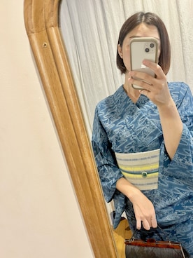 「アイテム（和装小物）」を使った、soratumiさん（レディース・170cm）の夏コーディネート