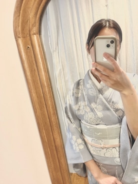 「着物」｜soratumiさん（レディース・170cm）の夏コーディネート
