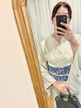 「アイテム（着物）」を使った、soratumiさん（レディース・170cm）の秋コーディネート