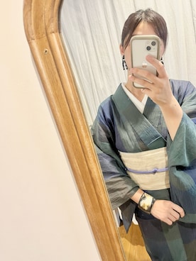 「アイテム（着物）」を使った、soratumiさん（レディース・170cm）の夏コーディネート
