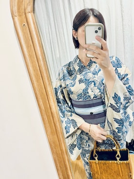 「アイテム（和装小物）」を使った、soratumiさん（レディース・170cm）の夏コーディネート