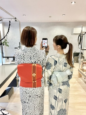 「アイテム（和装小物）」を使った、soratumiさん（レディース・170cm）の夏コーディネート
