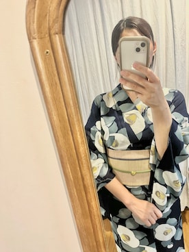 「アイテム（和装小物）」を使った、soratumiさん（レディース・170cm）の夏コーディネート