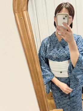 「アイテム（和装小物）」を使った、soratumiさん（レディース・170cm）の夏コーディネート