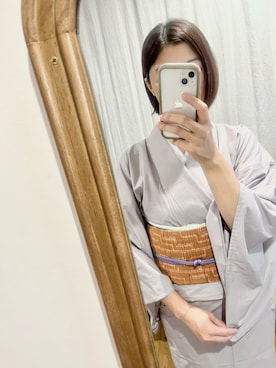 「アイテム（和装小物）」を使った、soratumiさん（レディース・170cm）の夏コーディネート