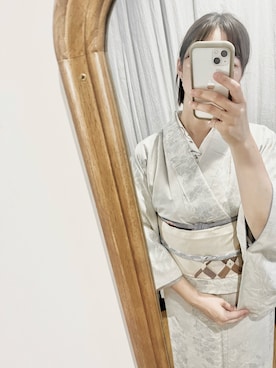 「着物」｜soratumiさん（レディース・170cm）の夏コーディネート