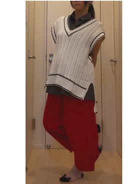 「SNIDEL（スナイデル）のアイテム（トップス）」を使った、kさん（レディース・156cm）の秋コーディネート