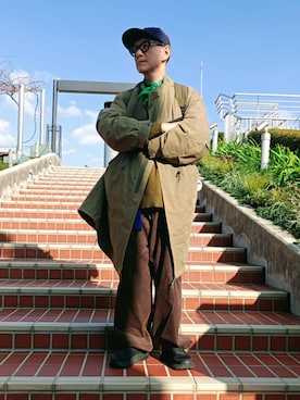 「FREAK'S STORE（フリークスストア）のアイテム」を使った、78885010さん（メンズ・174cm）の冬コーディネート