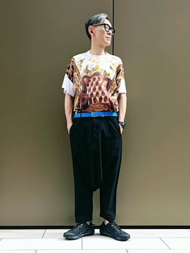 BLACK COMME des GARCONSのアイテムを使った「サルエルパンツ」の人気