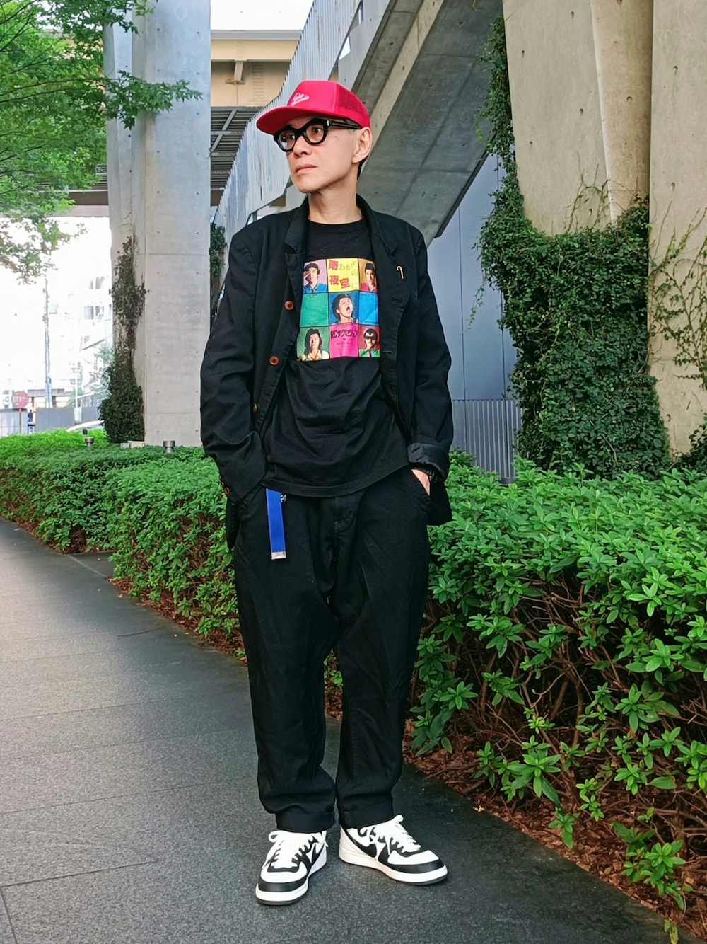 COMME des GARCONS HOMME DEUXのセットアップを使った人気ファッション