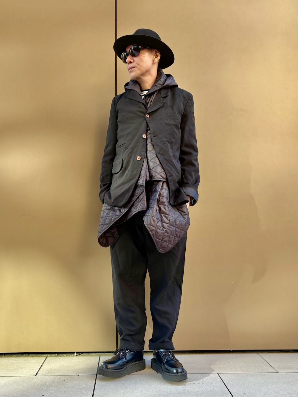 COMME des GARCONS HOMME DEUXのテーラードジャケットを使ったメンズ