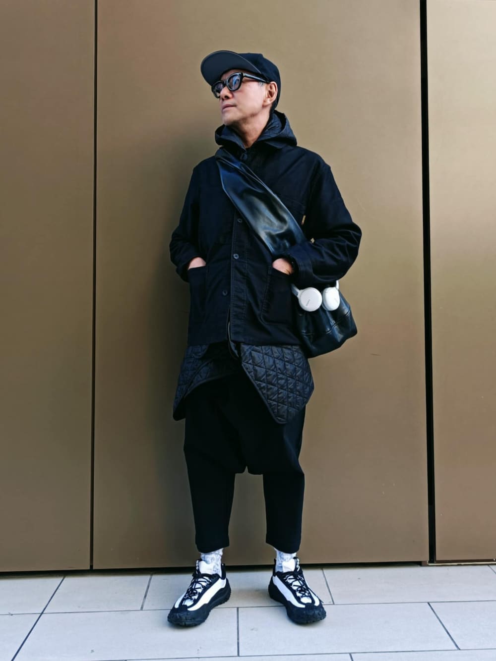 COMME des GARCONS HOMME ウールサージ縮絨コートスタイル2024.10