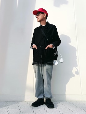 「アイテム（雑貨/ホビー）」を使った、78885010さん（メンズ・174cm）の秋コーディネート