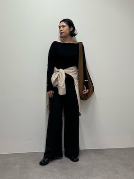 「アイテム（チョーカー）」を使った、omihoさん（レディース・165cm・20代）の秋コーディネート