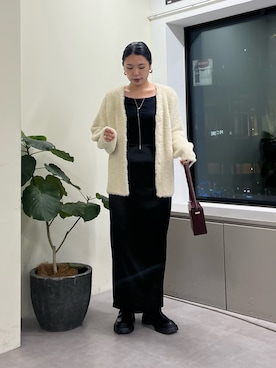 「アイテム（リング）」を使った、omihoさん（レディース・165cm）の秋コーディネート
