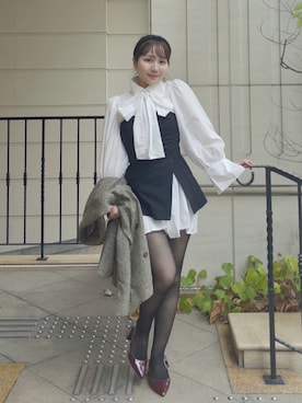 「アイテム（その他トップス）」を使った、shio.🧂さん（レディース・151cm）の秋コーディネート