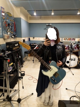 「アイテム（ライダースジャケット）」を使った、kurasaki0906さん（レディース・147cm）の秋コーディネート