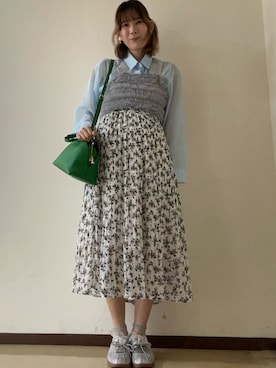 「INGNI（イング）のアイテム（スカート）」を使った、kumanomi006さん（レディース・166cm）の秋コーディネート