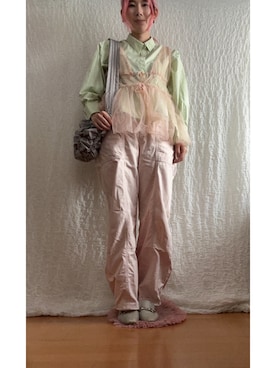 「RETRO GIRL（レトロガール）のアイテム（トップス）」を使った、kumanomi006さん（レディース・166cm）の春コーディネート