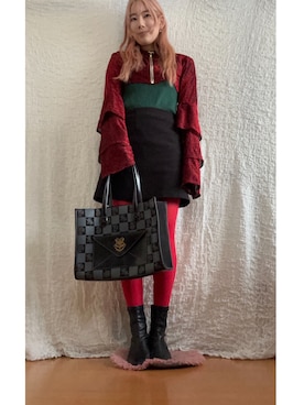 「SHEEN（シーン）のアイテム」を使った、kumanomi006さん（レディース・166cm）の冬コーディネート