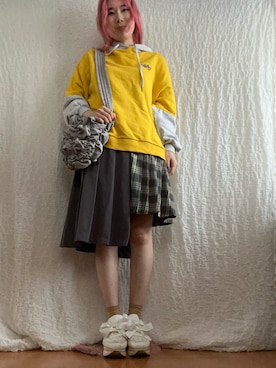 「しまむら（シマムラ）のアイテム（シューズ）」を使った、kumanomi006さん（レディース・166cm）の春コーディネート