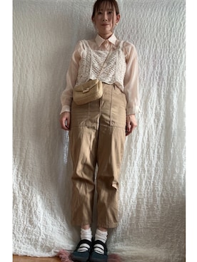 「H&M（エイチ・アンド・エム）のアイテム（バッグ）」を使った、kumanomi006さん（レディース・166cm）の夏コーディネート