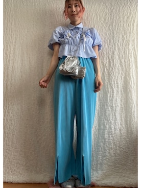 「RETRO GIRL（レトロガール）のアイテム」を使った、kumanomi006さん（レディース・166cm）の夏コーディネート