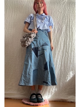 「RETRO GIRL（レトロガール）のアイテム」を使った、kumanomi006さん（レディース・166cm）の春コーディネート