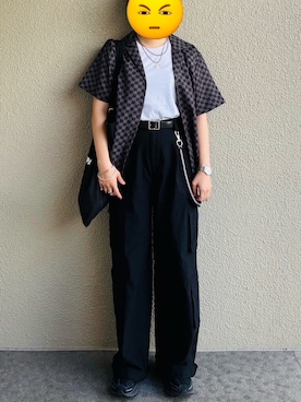 「AZUL by moussy（アズールバイマウジー）のアイテム」を使った、ヨコさん（レディース・156cm）の秋コーディネート
