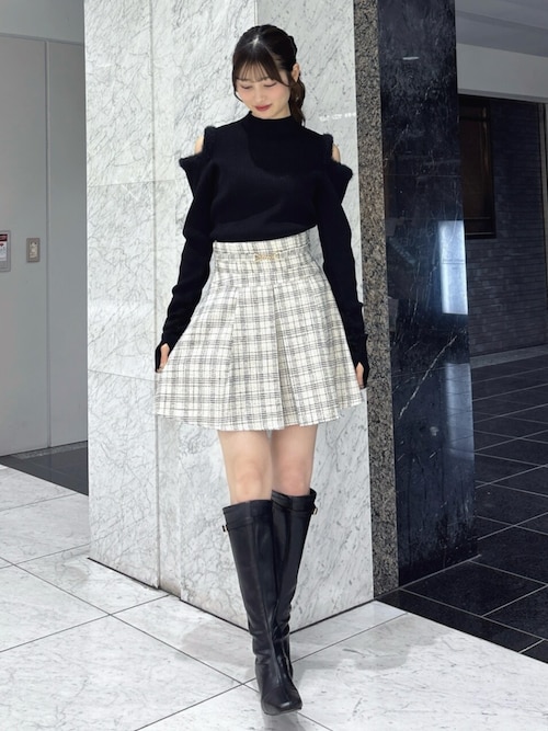 セール】ビットマークフレアミニスカート（スカート）｜dazzlin