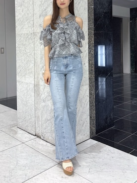「dazzlin（ダズリン）のアイテム」を使った、kannaさん（レディース・157cm）の春コーディネート