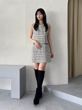 「dazzlin（ダズリン）のアイテム」を使った、kannaさん（レディース・157cm）の夏コーディネート