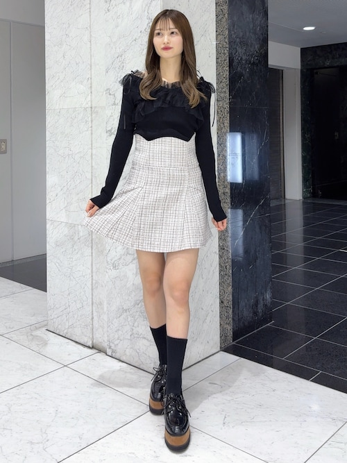 スイッチングコルセットミニスカート（スカート）｜dazzlin（ダズリン