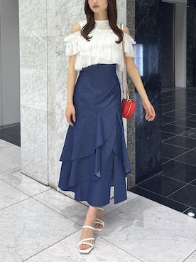 「dazzlin（ダズリン）のアイテム」を使った、kannaさん（レディース・157cm）の春コーディネート