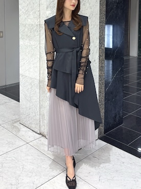 kannaさん（レディース・157cm）の春コーディネート