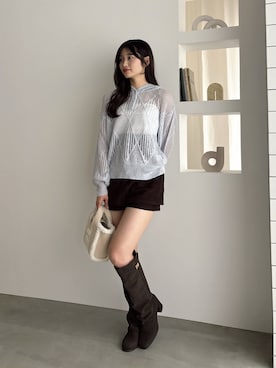 「dazzlin（ダズリン）のアイテム」を使った、kannaさん（レディース・157cm）の夏コーディネート