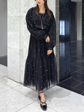 「dazzlin（ダズリン）のアイテム」を使った、kannaさん（レディース・157cm）の春コーディネート