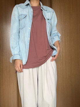 「アイテム（カーゴパンツ）」を使った、yuchan0418さん（レディース・160cm）の秋コーディネート