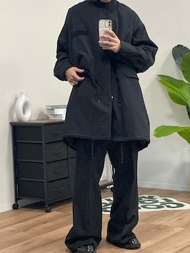 「アイテム（モッズコート）」を使った、hamburgerboyさん（メンズ・170cm）の秋コーディネート