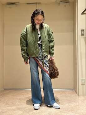 「ROSE BUD（ローズバッド）のアイテム」を使った、makironさん（レディース・164cm）の冬コーディネート