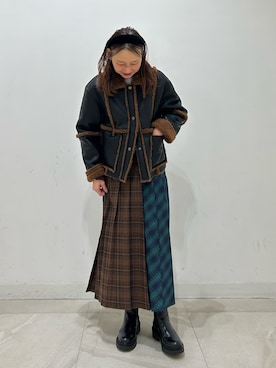 「STILMODA（スティルモーダ）のアイテム」を使った、makironさん（レディース・164cm）の冬コーディネート