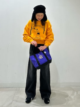 「ROSE BUD（ローズバッド）のアイテム（パンツ）」を使った、makironさん（レディース・164cm）の冬コーディネート