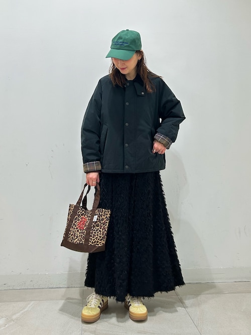 セール】(mici)JACQUARD TUCK LONG SKIRT（スカート）｜ROSE BUD