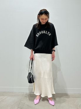 「Champion（チャンピオン）のアイテム」を使った、makironさん（レディース・164cm）の春コーディネート