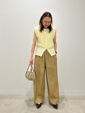 「ROSE BUD（ローズバッド）のアイテム（パンツ）」を使った、makironさん（レディース・164cm）の春コーディネート