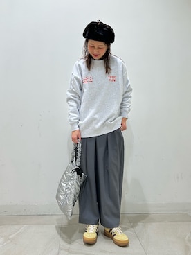 「ROSE BUD（ローズバッド）のアイテム（パンツ）」を使った、makironさん（レディース・164cm）の冬コーディネート