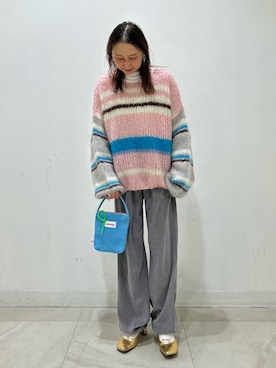 「ROSE BUD（ローズバッド）のアイテム（パンツ）」を使った、makironさん（レディース・164cm）の冬コーディネート