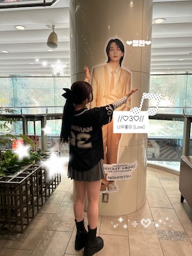 「アイテム（その他トップス）」を使った、‪‪❤︎‬ちぴはに‪‪❤︎‬さん（レディース・149cm）の秋コーディネート