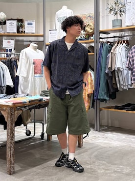 「テーパードパンツ」｜sogoさん（メンズ・180cm）の春コーディネート